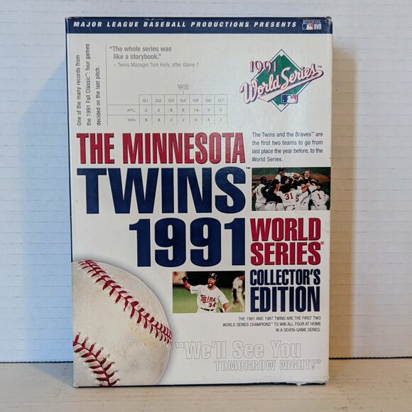 Minnesota Twins 1991 MLB World Series Collector's Edition 7-DVD Set - Excellent - Picture 1 of 5